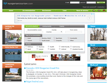 Tablet Screenshot of hungariantourism.com